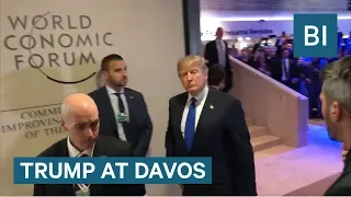 TRUMP TO DAVOS: 'America's great'