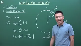 Chuyển động tròn đều - Vật Lí 10 - Thầy Nguyễn Thành Nam - Học Tốt 10