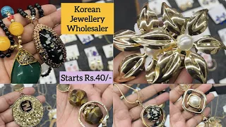 ₹40/- Korean Jewellery Wholesale in Delhi | Trending Western Jewellery wholesale Market in Delhi