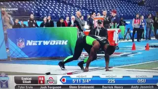 NFL Combine Ezekiel Elliot First Run