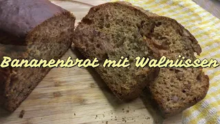 Bananenbrot mit Walnüssen natürlich gesüßt und köstlich / Rezept & Zubereitung / Russische Küche