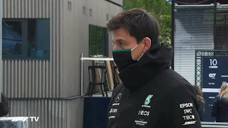 Toto Wolff on Bottas and Russel crash: "absolutely not necessary" | 2021 Emilia Romagna Grand Prix
