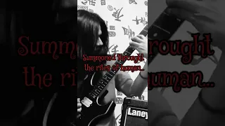 Rituals of human sacrifice for lord Baal #inquisitor #blackmetal #guitar #cover #music #dagon