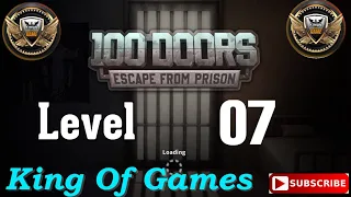 100 Doors Escape from Prison Level 07 | walkthrough Let's play @King_of_Games110 #gaming