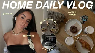 HOME DAILY VLOG✨ detox day, job issues, cenetta homemade, cooking time & more!