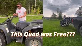 Picked up a Free ATV!!