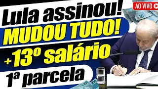 SAIU Diário OFICIAL: Lula faz MUDANÇAS no INSS + 13° SALÁRIO Pagamento antecipado tem NOVIDADES!