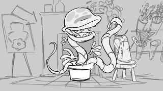 Little Shop of Horrors 'Feed Me' Storyboard