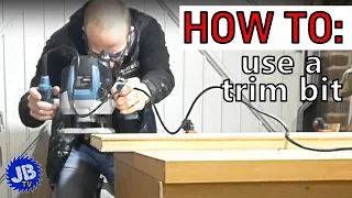 How to Use a Router Trim Bit - Router Basics