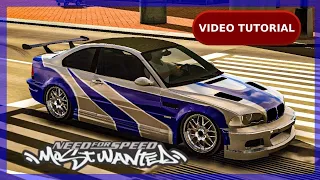 How to: NFS Most Wanted BMW M3 GTR | Tutorial | Car Parking Multiplayer