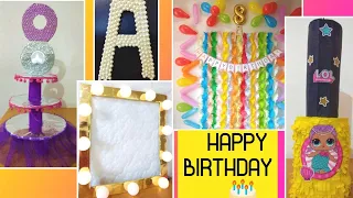 5 BIRTHDAY DECORATION IDEAS | PHOTOBOOTH | 💅NAIL PAINT PINYATA🎂🎈🎉 जन्मदिन की तैयारी करें घर पे।