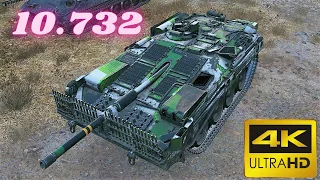 Strv 103B  10.732 Damage 8 Kills  World of Tanks Replays ,WOT tank games