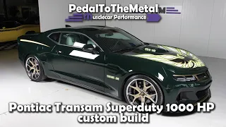 Brutal modern Pontiac Trans Am Super Duty 1000 HP custom build