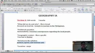 Batch 2014 Geography IA - Section A