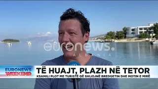 Të huajt, plazh në tetor: Ksamili plot me turistë që shijojnë bredgetin dhe motin e mirë