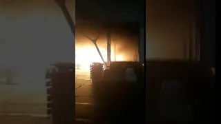 Пожар на заводе "Дельта-Вильмар" 2