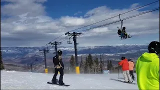 Skiing in Glenwood Springs with the windy weather adds an exhilarating challenge to the slopes