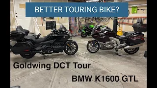 2021 Goldwing Tour DCT vs BMW K1600 GTL - Owner's Touring Review