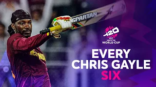 Every Chris Gayle Six | T20 World Cup