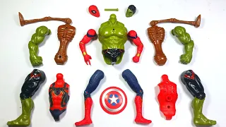 Merakit Spider-Man VS Hulk Smash VS Siren Head ~ Marvel Avengers Toys