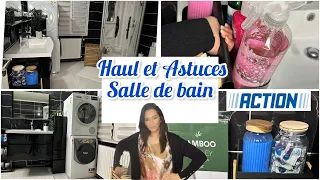 HAUL et ASTUCES ACTION Salle de bain - #action #astuces #actionaddict #rangement #salledebain