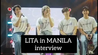 LITA in MANILA interview |Season of  Love In The Air Fan Meeting In Manila