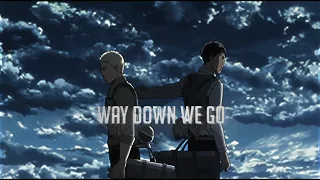 【Reiner&Bertholdt】| AMV-Way Down We Go-[Shingeki no kyojin]