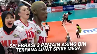 Buat Pemain Asing Bin Selebrasi ! Reaksi Tak Terduga Spike Mega Buat Terpana Kara Bajema