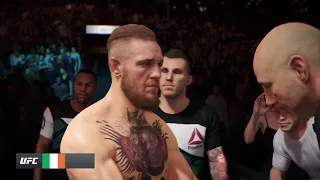 Conor Mcgregor vs Chad Mendes UFC 2 Simulation (AI)