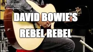 David Bowie's Rebel Rebel Acoustic Cover Song