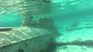 Plane at Norman's Cay, Exumas, Bahamas