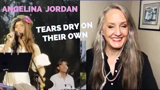 Voice Teacher Reaction to Angelina Jordan - Tears Dry on Their Own  -Live at Kurbadhagen