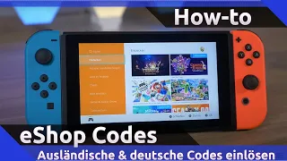 Nintendo Switch - (Ausländische) Spiele Codes eingeben & einlösen