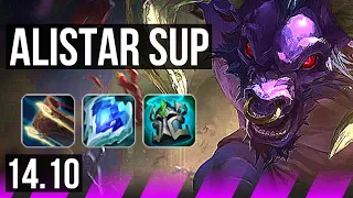 ALISTAR & Jhin vs TARIC & Aphelios (SUP) | 9k comeback, 68% winrate, 14k DMG | EUW Master | 14.10