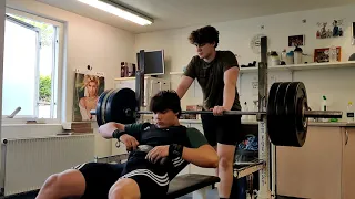 15 year old 120 KG Bench Press comp standard