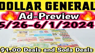 5/26-6/1/2024 Dollar General Couponing this week |#dollargeneral #adpreview #extremecouponing