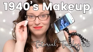 Accurate Vintage 1940s Makeup Film #TutorialTuesday 15 | CORRIE V