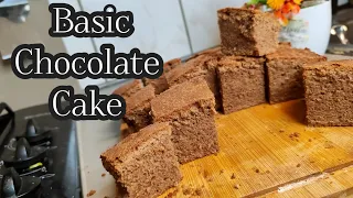 Basic chocolate cake