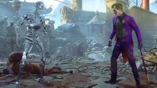 Mortal Kombat 11 Joker Vs Endoskeleton Terminator Gameplay MK11