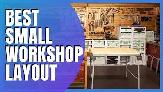 WORKSHOP LAYOUT: BEST SMALL WOODWORKING WORKSHOP LAYOUT!