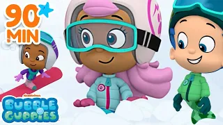 90 Minutes of Snowy Scenes & Songs with Bubble Guppies! ☃️ Bubble Guppies