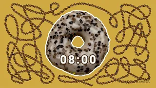 8 Minute Real Donut Timer Bomb | Giant Donut Explosion At The End