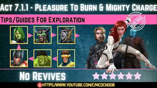 MCOC: Act 7.1.1 - Pleasure to Burn, Got a Light & Mighty Charge - Tips/Guides-No Revives-Story quest