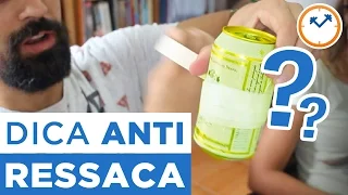 RESSACA: TRUQUE SIMPLES PARA NÃO PASSAR MAL BEBENDO (ou como evitar ressaca já) | Saúde na Rotina