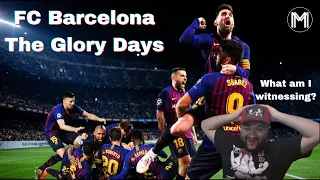 American Reacts To FC Barcelona - The Glory Days - Movie Reaction