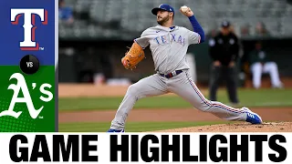 Rangers vs. A's Highlights (5/26/22) | MLB Highlights