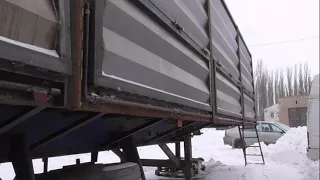 Как сделать надёжные закрывашки бортов зерновоза. Очень важно, преднатяг прижимных лапок