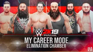 WWE 2K19 My Career Mode Gameplay Walkthrough Part 17 - Elimination Chamber