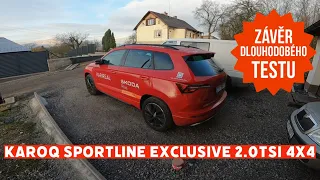 Škoda Karoq Sportline Exclusive 2023 - závěr dlouhodobého testu!