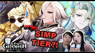 Reaction to Genshin Impact 4.6 Demos/Teasers/Shorts + Tier List | BONUS - Pulling for Husbandos 😩💦